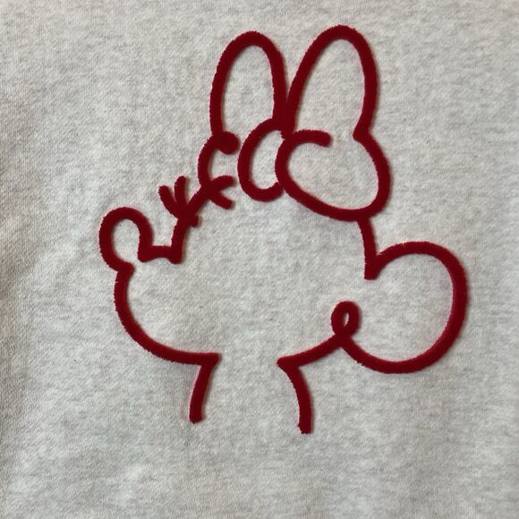 Baby Gap Disney Minnie Mouse Graphic Sweatshirt Vacation Trip Holiday Red 3 Y - Picture 1 of 10